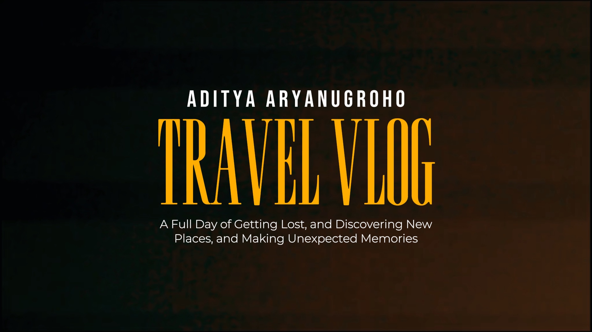 VIDEO VLOG