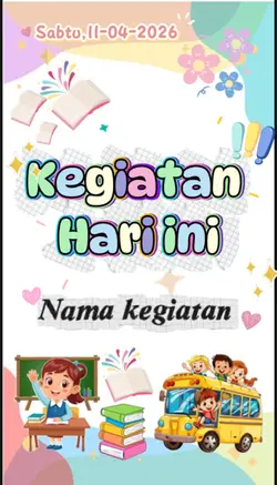 Kegiatan hari ini 