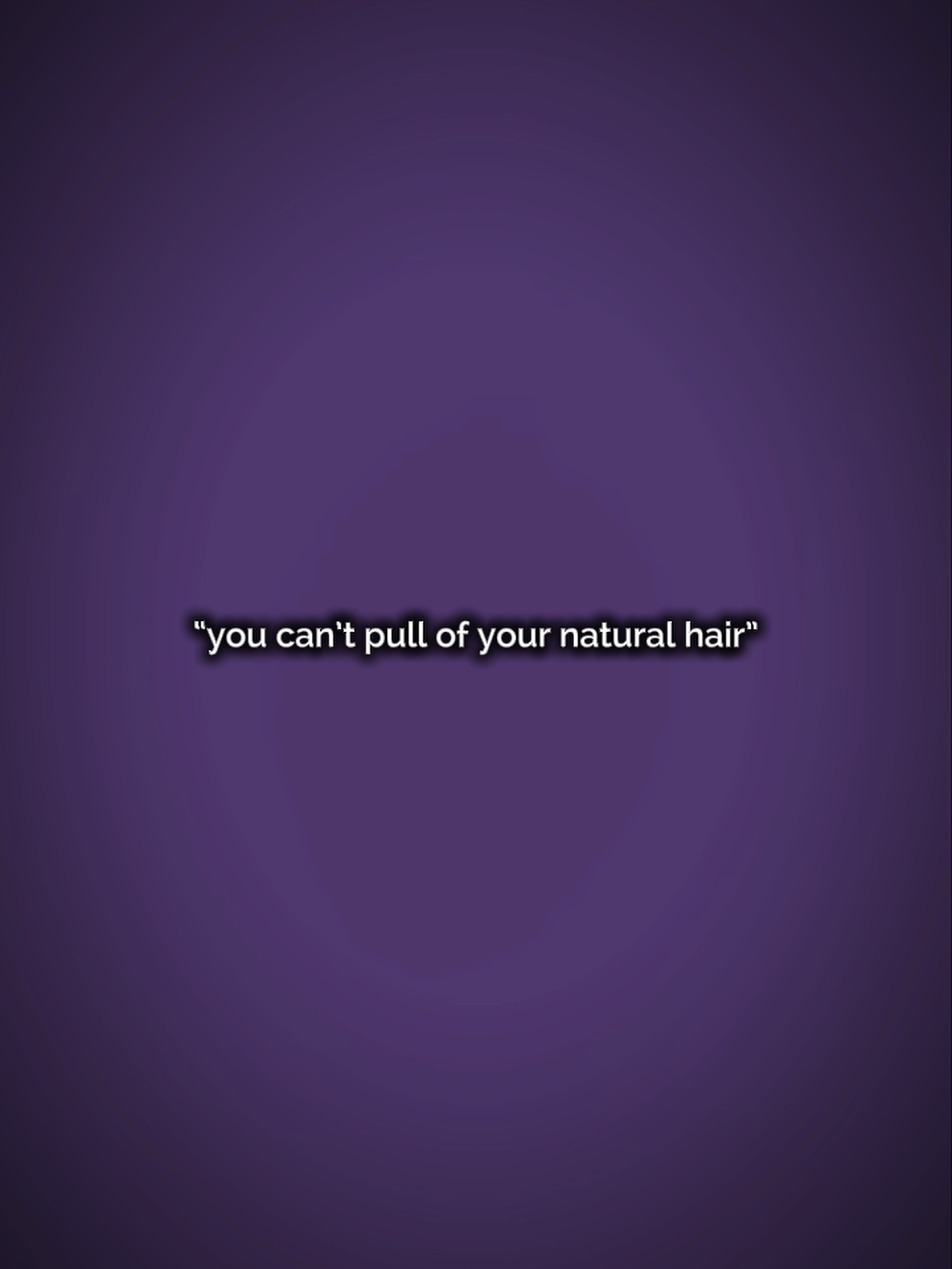 Natürliches Haar