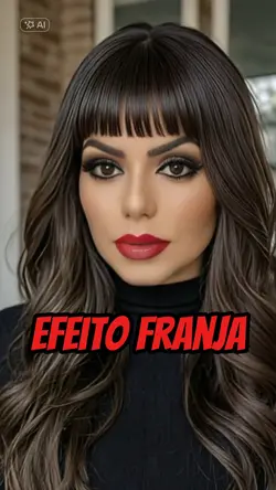 Efeito franja -bangs