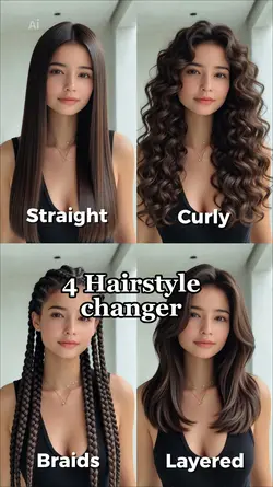 4 Hairstyle changer