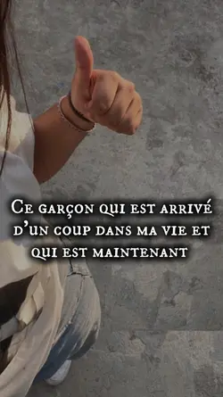 Ce garçon...