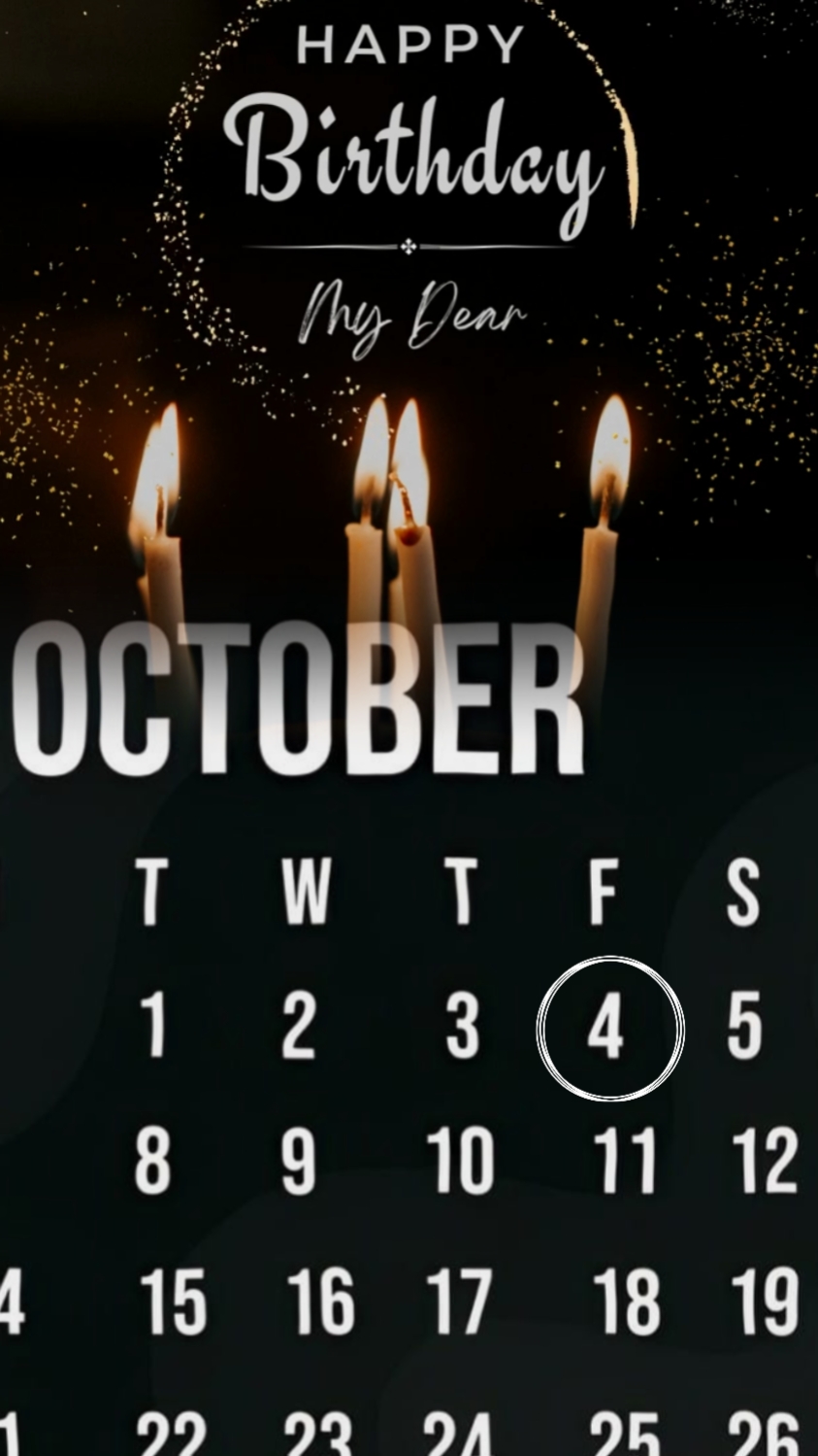 HAPPY BIRTHDAY 4
