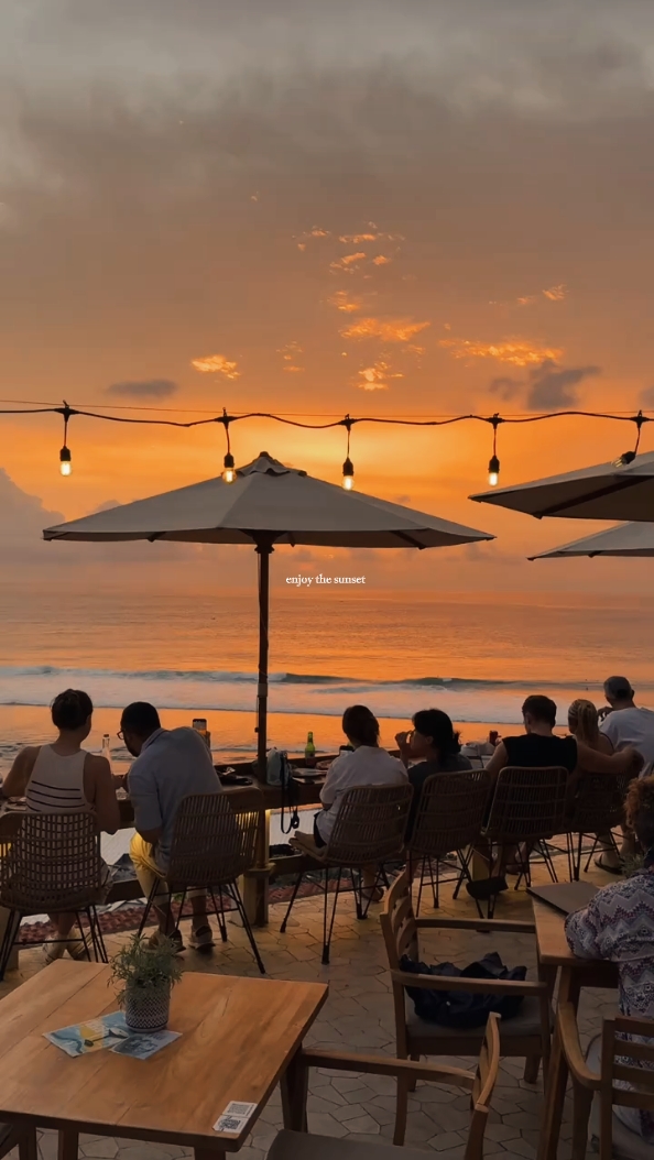Disfruta de la puesta de sol 