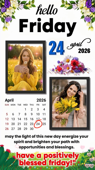 Friday 24 April 2026