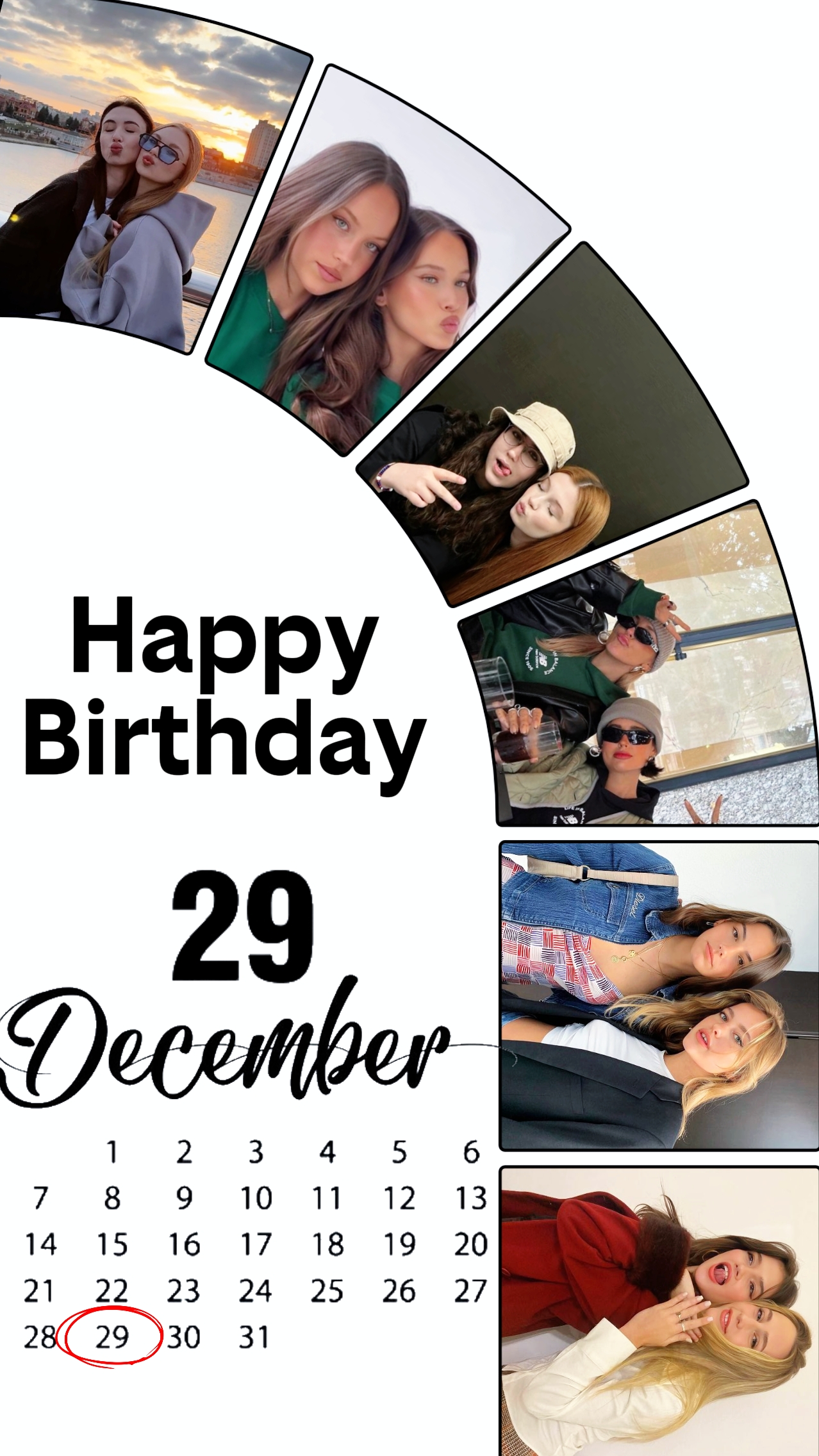 FELIZ CUMPLEAÑOS 29 DE DICIEMBRE 