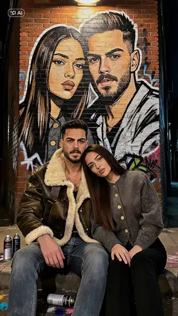 Couple Graffiti