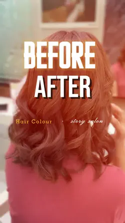 Before after hair 