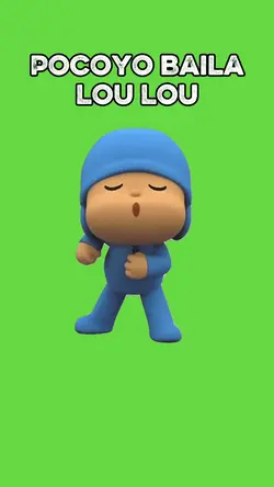 Pocoyo baila Lou Lou