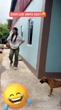 hhaha kaget mbak nya