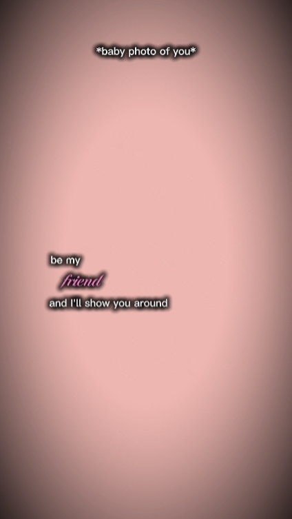 be my friend 