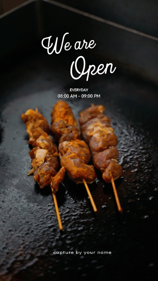 WE ARE OPEN TODAY
