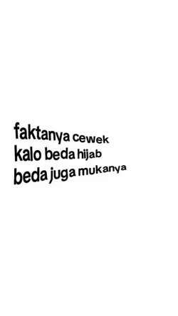 BEDA HIJAB BEDA MUKA