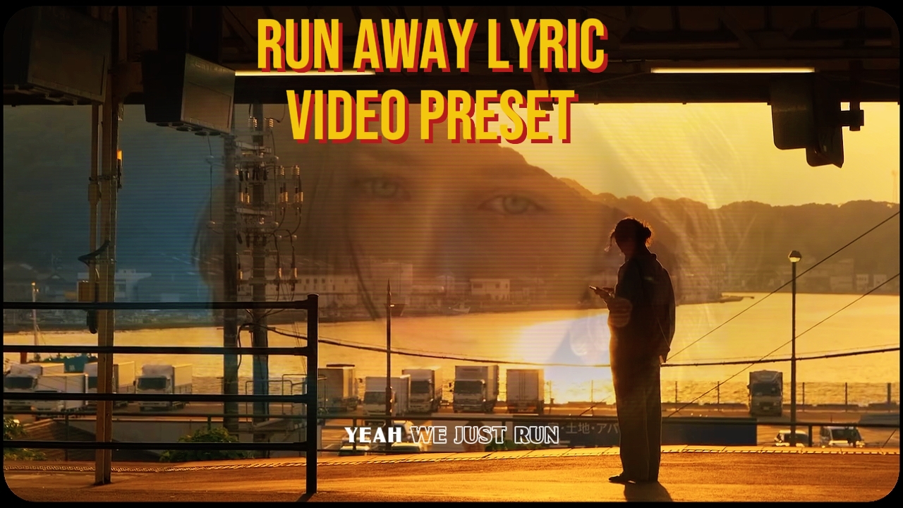 run away lyric video