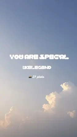 YOU ARE SPECiAL 🪄︎︎✨
