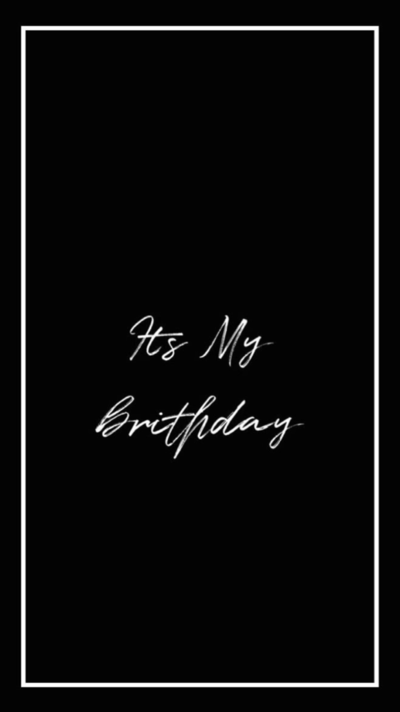 블랙 테마 생일