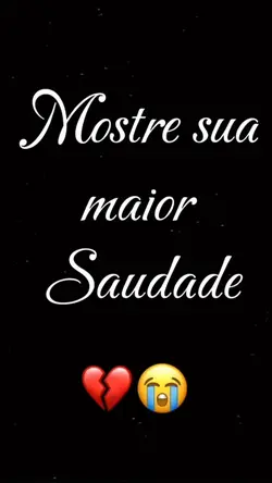 Sua saudade eterna
