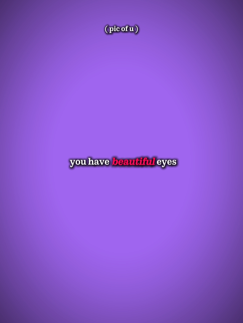 tu as de beaux yeux