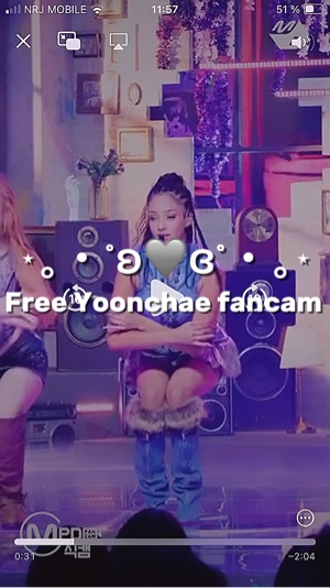 Manon touch fancam 
