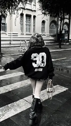 Black and white