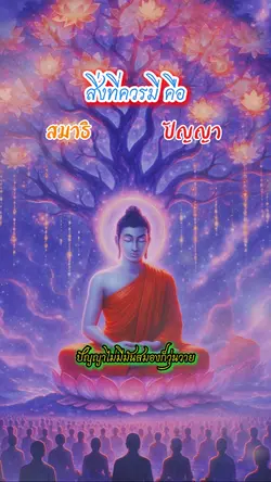 สมาธิ ปัญญา