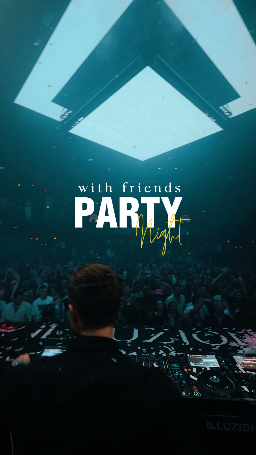 Faire la fête avec des amis 