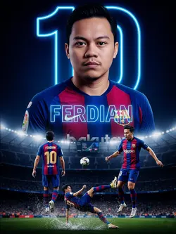 Poster Pemain bola