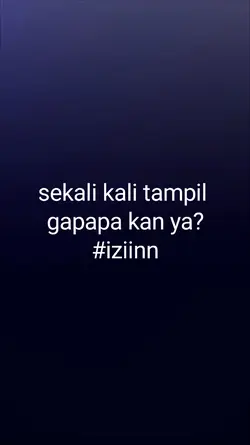 sekali kali tampil