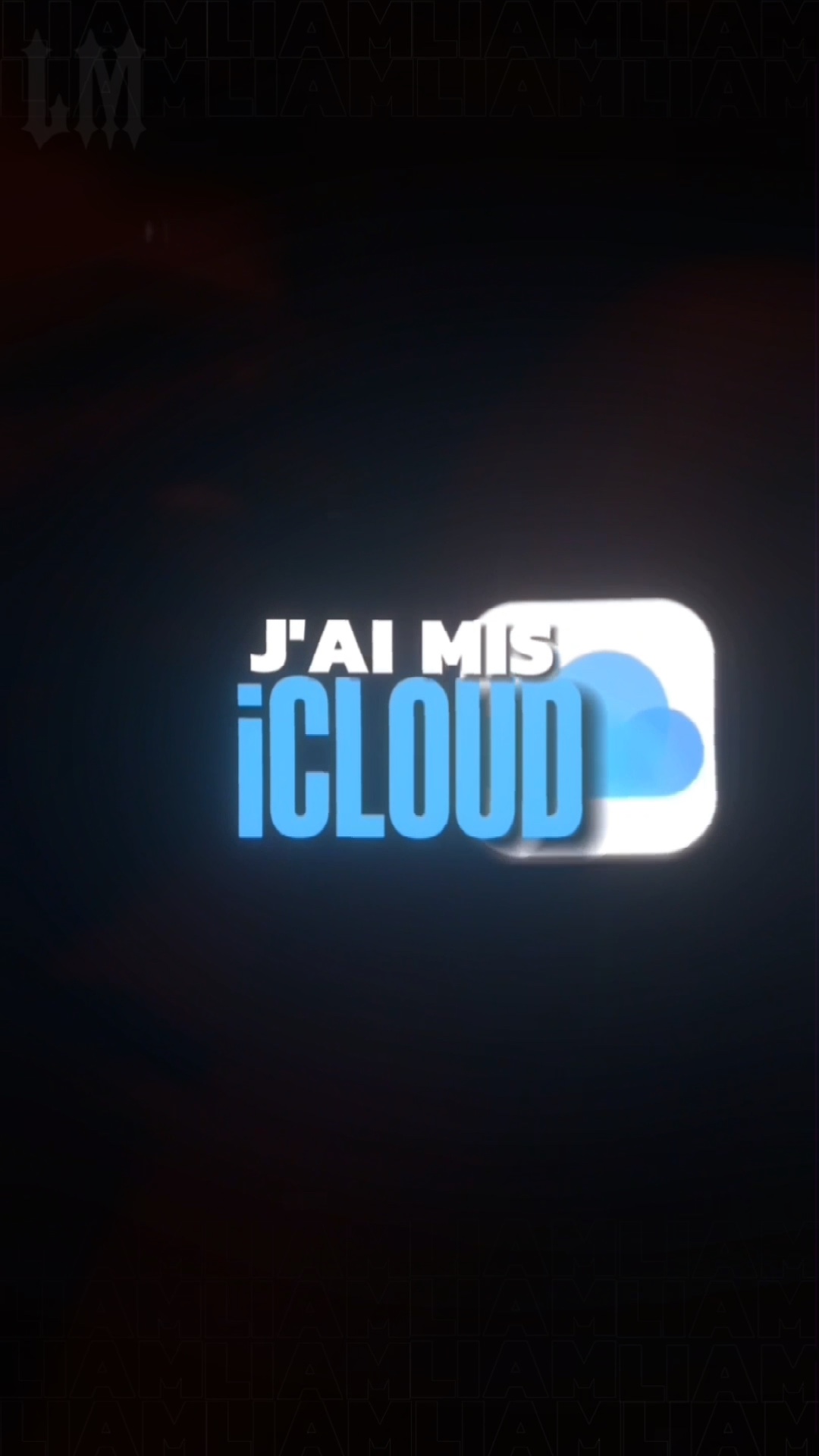 J’ai mis iCloud 