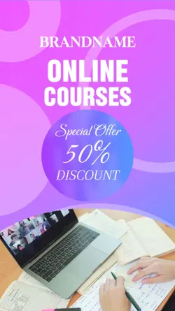 Online Courses Promo