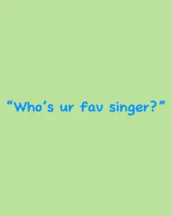 My fav singer 💗