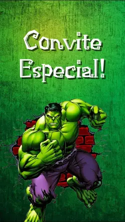 Convite Hulk