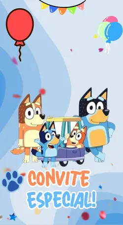 Convite aniversário