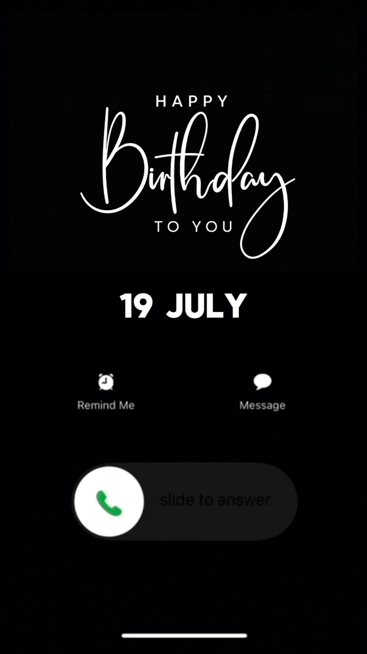 HBD 19 JUILLET