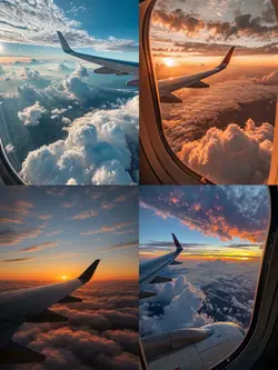 airplane window
