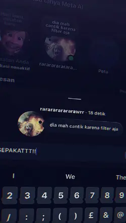 dia mah cantik karna