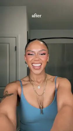 before, after makeup