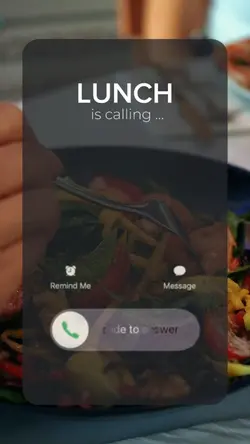 Lunch is calling