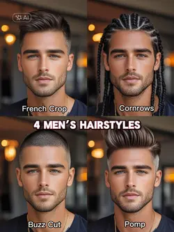 4 MEN'S HAIRSTYLES