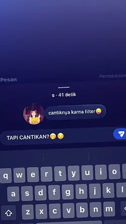 cantik karna filter
