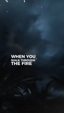 The fire