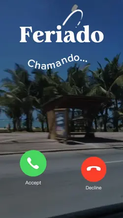 Feriado chamando...