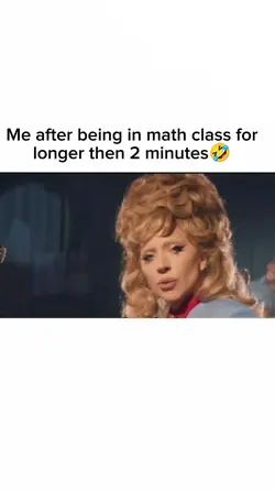 Being in math class