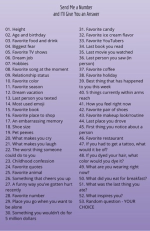 Ask me! I’ll answer!