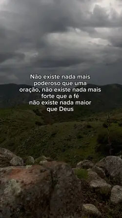 nada é maior q Deus!