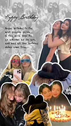 birthday collage