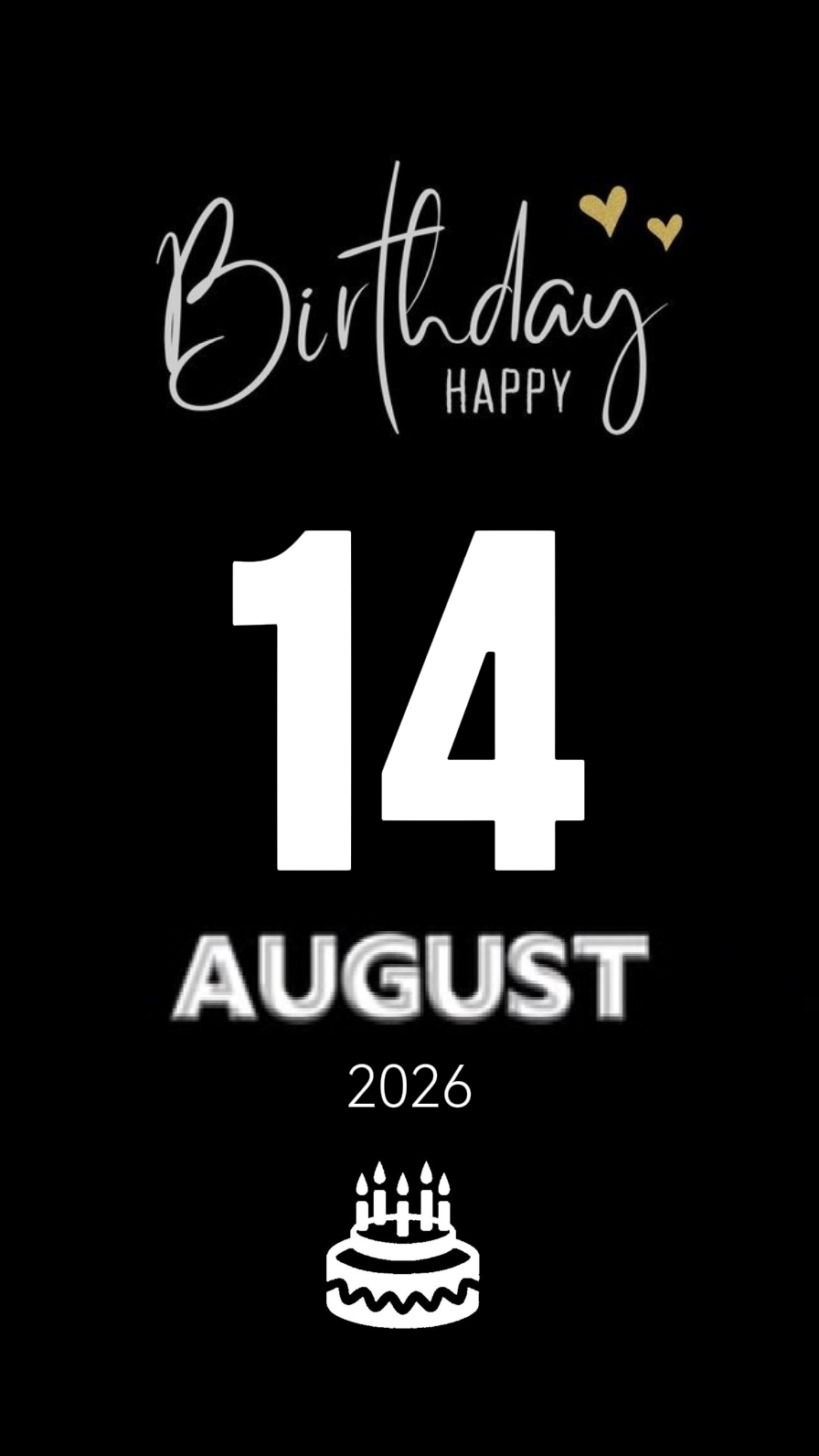 Birthday 14 August