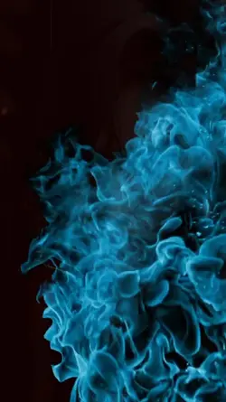 fire effect blue