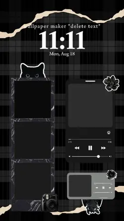 black wallpaper