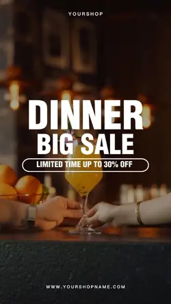 dinner big sale 